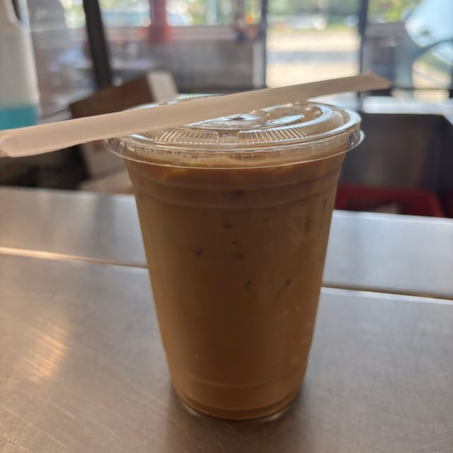 Iced Vanilla Coffee.