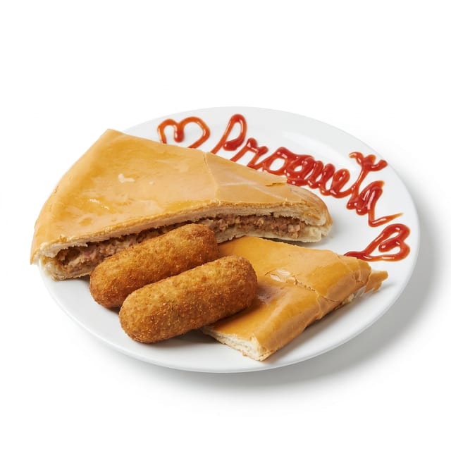 Pan Con Croquetas.