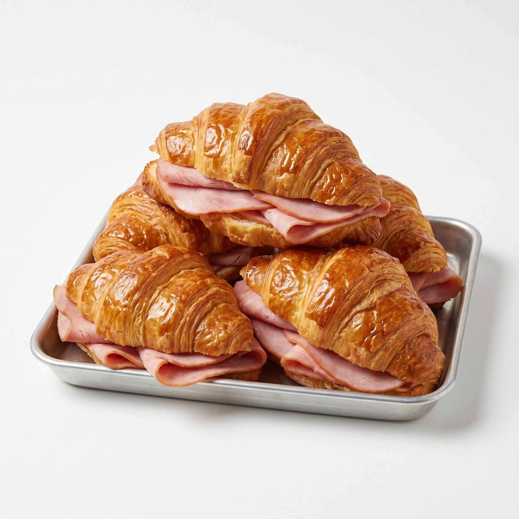 Croissant with Ham and Cheese.