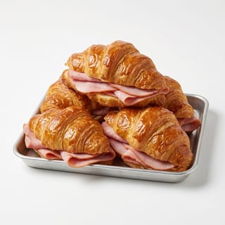 Croissant with Ham and Cheese